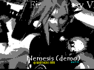 Nemesis title screen for ZX Spectrum